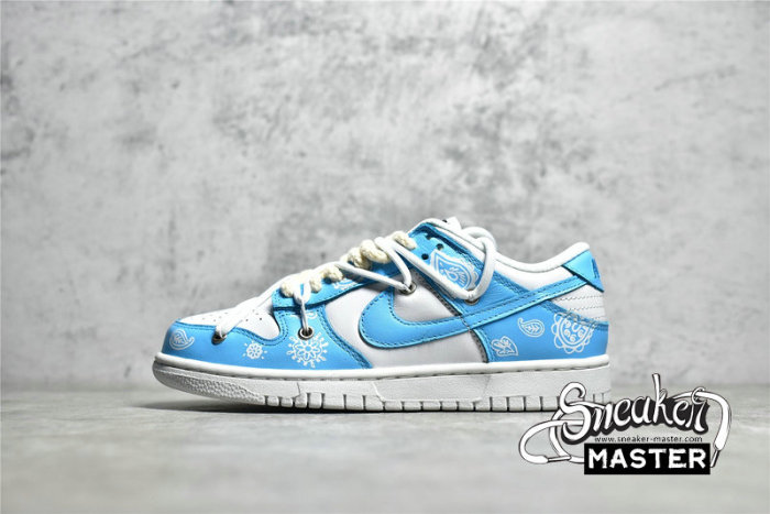 NIKE SB DUNK LOW WHITE/SKY BLUE/BEIGE DD1503-109