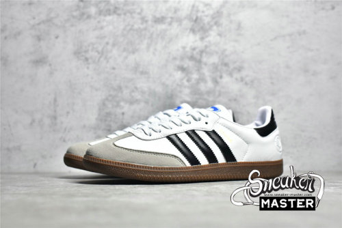 ADIDAS SAMBA VEGAN SHOES CLOUD WHITE/CORE BLACK/GUM FW2427