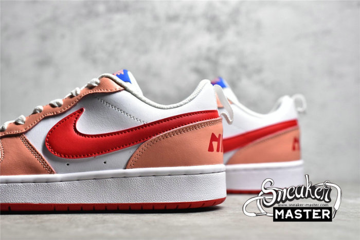 NIKE COURT BOROUGH LOW 2 WHITE/PINK-BLUE BQ5448-119