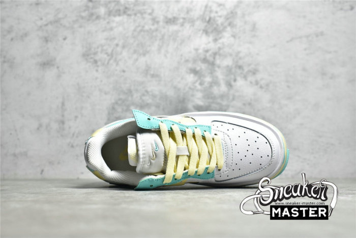 NIKE AIR FORCE 1 FONTANKA OFF-WHITE/YELLOW/SKY BLUE CW6688-610