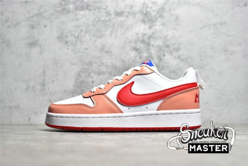 NIKE COURT BOROUGH LOW 2 WHITE/PINK-BLUE BQ5448-119
