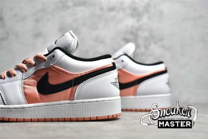 NIKE AIR JORDAN 1 LOW GS LIGHT MADDER ROOT/BLACK/WHITE DM8960-801