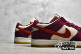 NIKE DUNK LOW SB X SKATE LIKE A GIRL SUMMIT WHITE/BARELY ROSE/UNIVERSITY RED/COCONUT MILK DX4589-600