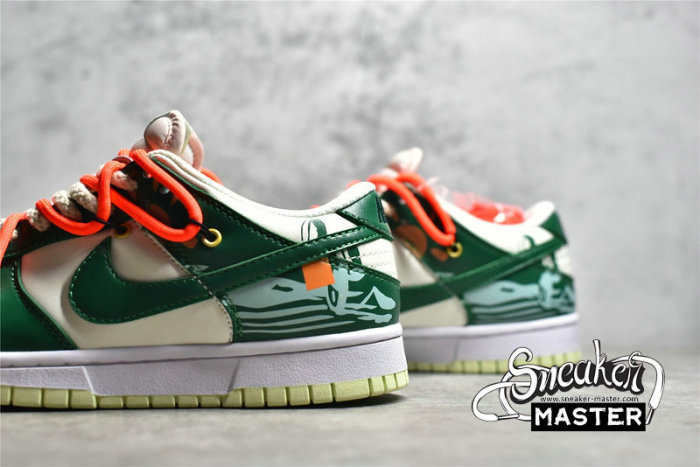 NIKE DUNK LOW SB GREEN/WHITE/ORANGE