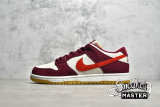 NIKE DUNK LOW SB X SKATE LIKE A GIRL SUMMIT WHITE/BARELY ROSE/UNIVERSITY RED/COCONUT MILK DX4589-600
