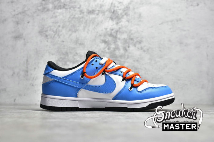 NIKE SB DUNK LOW BLUE/WHITE/ORANGE