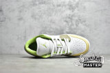 NIKE AIR JORDAN 1 LOW SE GS PASTEL GRIND WHITE/WHITE/VIVID GREEN DJ0341-100