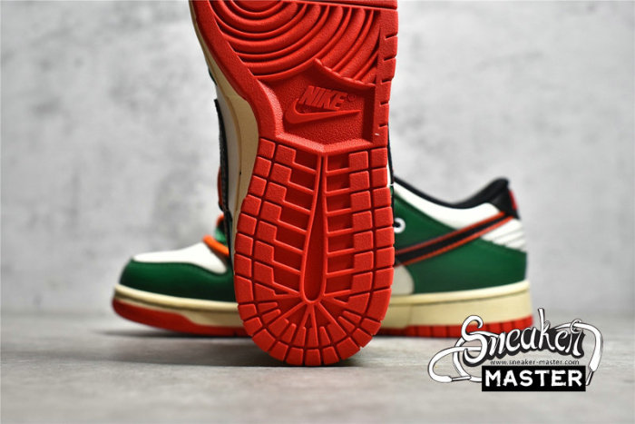 NIKE DUNK LOW SB GREEN/WHITE/ORANGE-BLACK