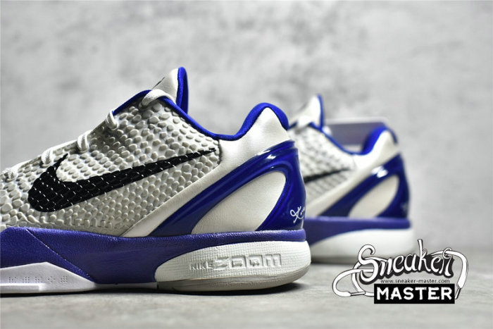 NIKE KOBE 6 VI PROTRO WHITE/SILVER-ROYAL BLUE 436311-100