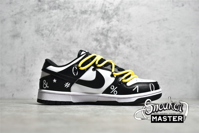 NIKE DUNK LOW SB WHITE/BLACK/YELLOW