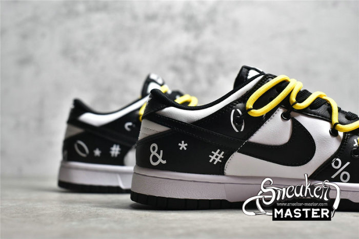NIKE DUNK LOW SB WHITE/BLACK/YELLOW