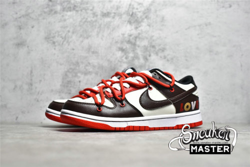 NIKE DUNK LOW SB WHITE/BLACK/RED