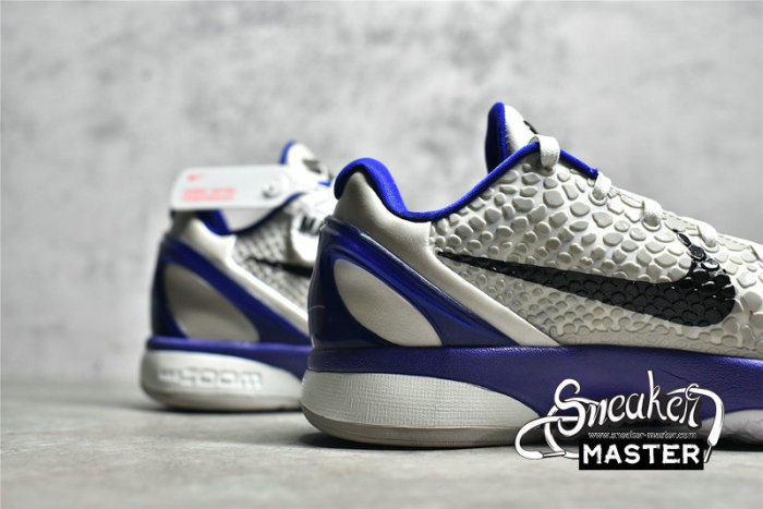 NIKE KOBE 6 VI PROTRO WHITE/SILVER-ROYAL BLUE 436311-100