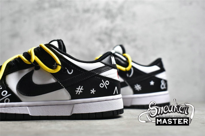 NIKE DUNK LOW SB WHITE/BLACK/YELLOW