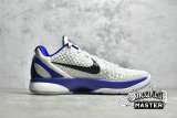NIKE KOBE 6 VI PROTRO WHITE/SILVER-ROYAL BLUE 436311-100
