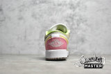 NIKE AIR JORDAN 1 LOW SE GS PASTEL GRIND WHITE/WHITE/VIVID GREEN DJ0341-100