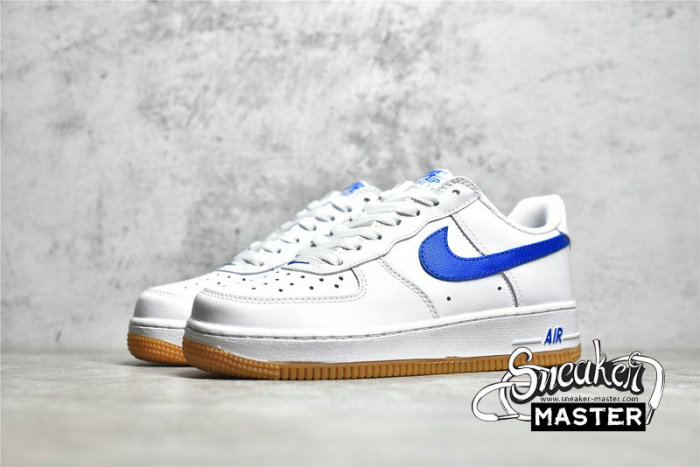 NIKE AIR FORCE 1 LOW SINCE 82 WHITE/VARSITY ROYAL-GUM YELLOW DJ3911-101