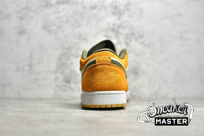 NIKE AIR JORDAN 1 LOW SE CERAMIC WHITE/MEDIUM OLIVE/LIGHT CURRY DH6931-102