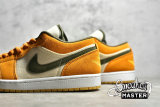 NIKE AIR JORDAN 1 LOW SE CERAMIC WHITE/MEDIUM OLIVE/LIGHT CURRY DH6931-102