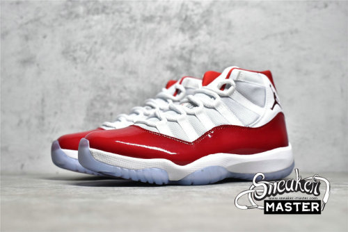 NIKE AIR JORDAN 11 RETRO CHERRY WHITE/VARSITY RED/BLACK CT8012-116