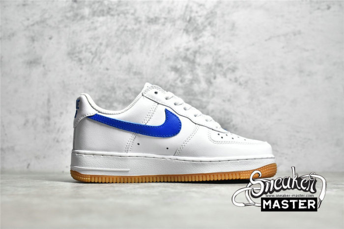 NIKE AIR FORCE 1 LOW SINCE 82 WHITE/VARSITY ROYAL-GUM YELLOW DJ3911-101