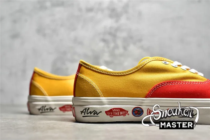 VANS AUTHENTIC X TONY ALVA YELLOW/RED/WHITE VA0A7Q5CB04