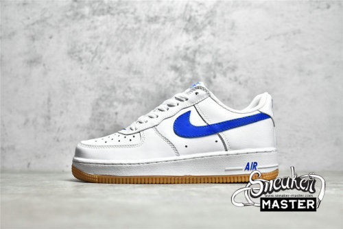 NIKE AIR FORCE 1 LOW SINCE 82 WHITE/VARSITY ROYAL-GUM YELLOW DJ3911-101