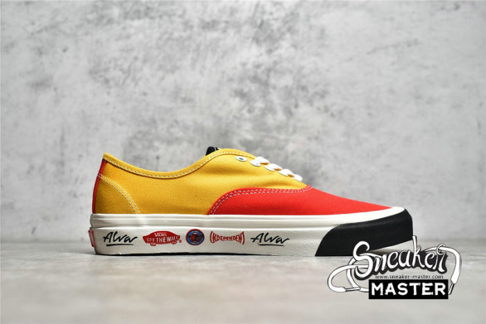 VANS AUTHENTIC X TONY ALVA YELLOW/RED/WHITE VA0A7Q5CB04