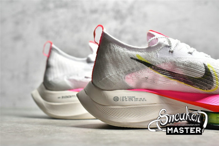 NIKE AIR ZOOM TEMPO NEXT% FLYKNIT RAWDACIOUS WHITE/WASHED CORAL/PINK BLAST/BLACK DJ5431-100