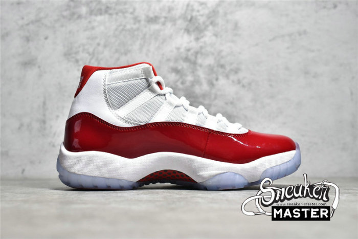 NIKE AIR JORDAN 11 RETRO CHERRY WHITE/VARSITY RED/BLACK CT8012-116