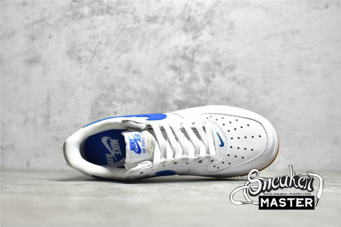 NIKE AIR FORCE 1 LOW SINCE 82 WHITE/VARSITY ROYAL-GUM YELLOW DJ3911-101
