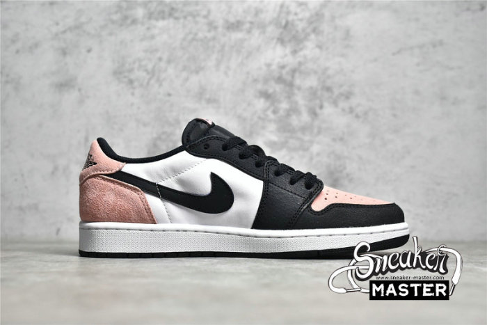 NIKE AIR JORDAN 1 RETRO LOW OG BLEACHED CORAL BLACK/BLEACHED CORAL/WHITE/GREY FOG CZ0790-061