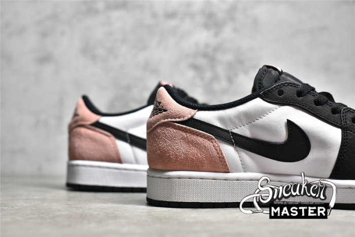 NIKE AIR JORDAN 1 RETRO LOW OG BLEACHED CORAL BLACK/BLEACHED CORAL/WHITE/GREY FOG CZ0790-061