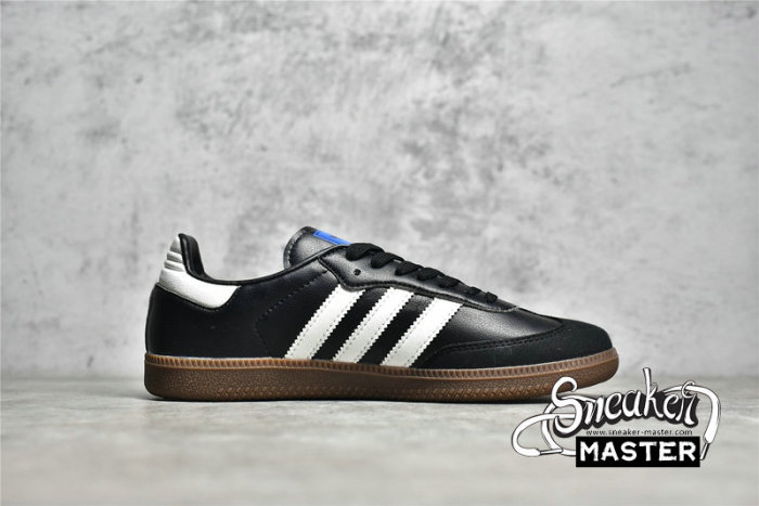 ADIDAS SAMBA OG SHOES CORE BLACK/FOOTWEAR WHITE/GUM B75807