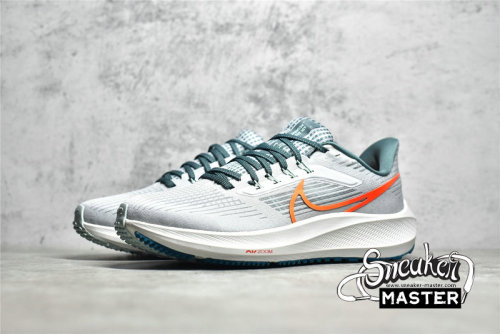 NIKE AIR ZOOM PEGASUS 39 LIGHT GREY/DARK GREEN/ORANGE DH4071-003
