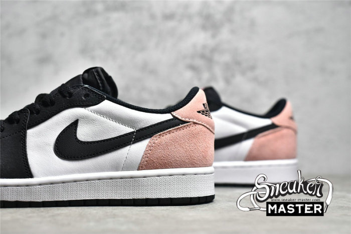 NIKE AIR JORDAN 1 RETRO LOW OG BLEACHED CORAL BLACK/BLEACHED CORAL/WHITE/GREY FOG CZ0790-061