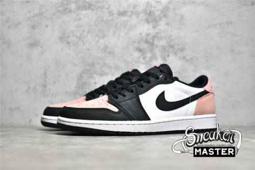 NIKE AIR JORDAN 1 RETRO LOW OG BLEACHED CORAL BLACK/BLEACHED CORAL/WHITE/GREY FOG CZ0790-061
