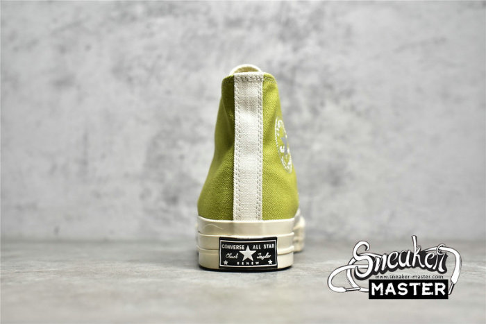 CONVERSE CHUCK TAYLOR ALL-STAR 70S RENEW HIGH MOSS/MOSS/NATURAL/BLACK 165421C