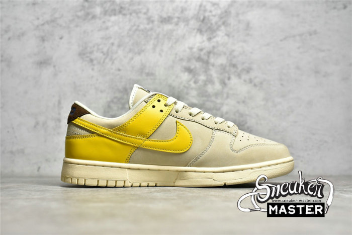 NIKE SB DUNK LOW LX BANANA COCONUT MILK/VIVID SULFUR/CACAO WOW DR5487-100