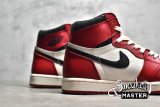 NIKE AIR JORDAN 1 HIGH OG CHICAGO REIMAGINED VARSITY RED/BLACK-SAIL-MUSLIN DZ5485-612