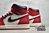 NIKE AIR JORDAN 1 HIGH OG CHICAGO REIMAGINED VARSITY RED/BLACK-SAIL-MUSLIN DZ5485-612