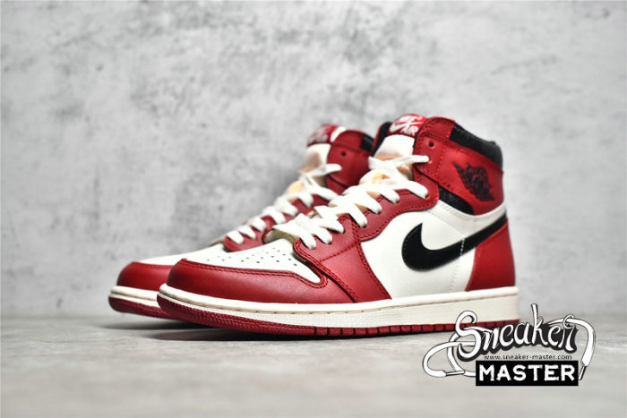 NIKE AIR JORDAN 1 HIGH OG CHICAGO REIMAGINED VARSITY RED/BLACK-SAIL-MUSLIN DZ5485-612
