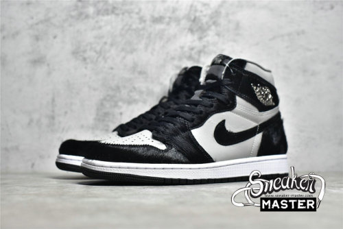 NIKE AIR JORDAN 1 RETRO HIGH OG TWIST 2.0 MEDIUM GREY/BLACK/WHITE DZ2523-001