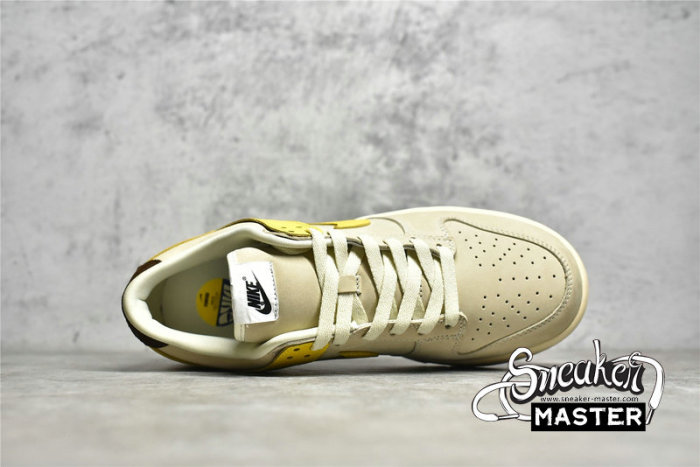 NIKE SB DUNK LOW LX BANANA COCONUT MILK/VIVID SULFUR/CACAO WOW DR5487-100