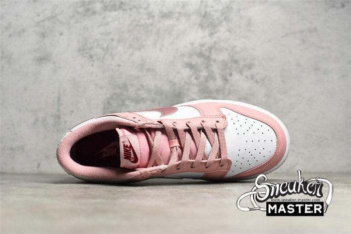 NIKE SB DUNK LOW GS WHITE/PINK VELVET/WHITE DO6485-600