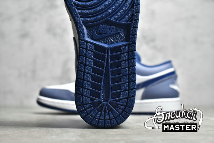 NIKE AIR JORDAN 1 LOW ASHEN SLATE/MYSTIC NAVY/WHITE 553558-414
