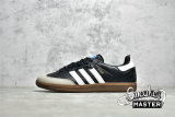ADIDAS SAMBA VEGAN SHOES FOOTWEAR WHITE/CORE BLACK-GUM FX9042
