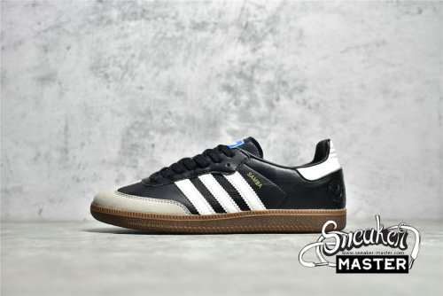 ADIDAS SAMBA VEGAN SHOES FOOTWEAR WHITE/CORE BLACK-GUM FX9042