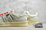ADIDAS SUPERSTAR EXCLUSIVE DENIM X LEVI'S WASHED LIGHT BLUE/RED/BEIGE GE4988