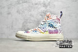CONVERSE CHUCK TAYLOR ALL-STAR 70S HIGH PRIDE WHITE/UNIVERSITY RED/MULTI-COLOR A02266C